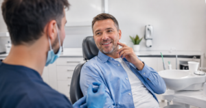 Consulting with a Dentist